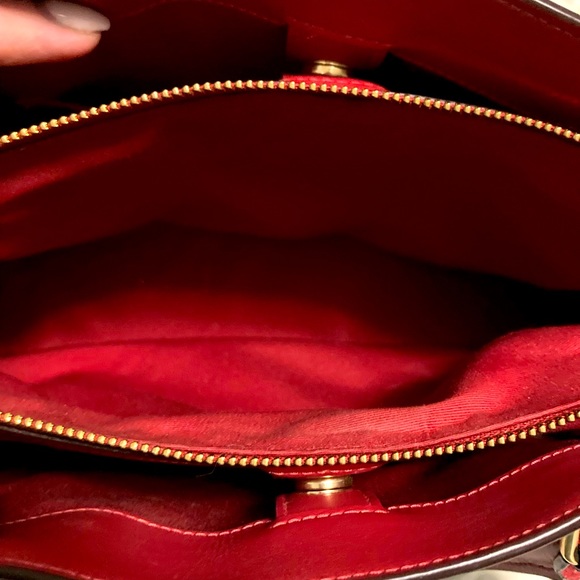 COACH Rowan Satchel signature canvas crossbody purse - Picture 3 of 6